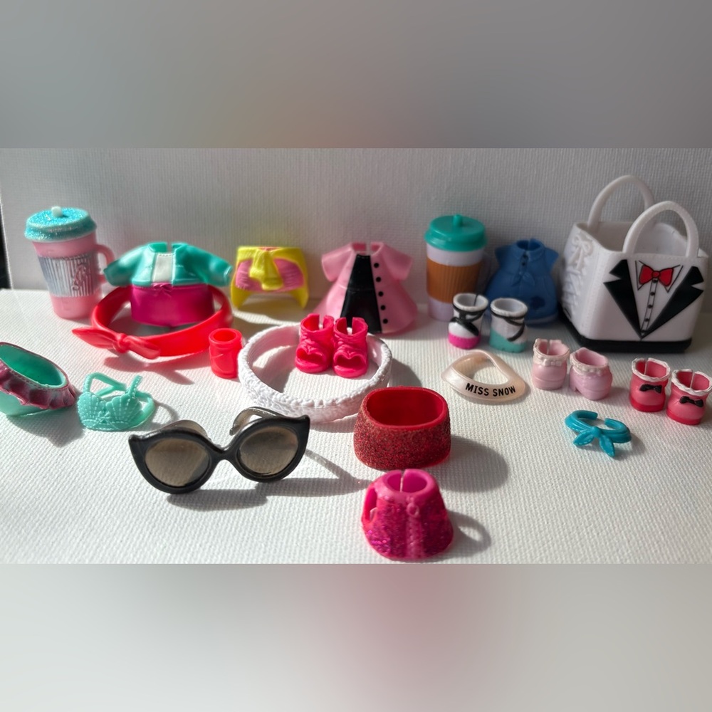 LOL Surprise Doll clothing and accessories Shoes Headbands bag cups doll toys